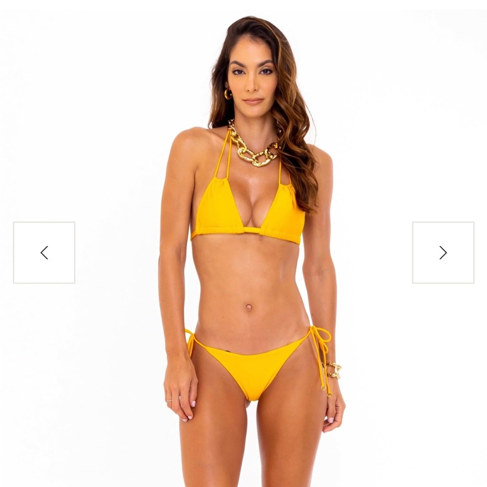 Soah Elie Yellow Bikini Top - New with Tags